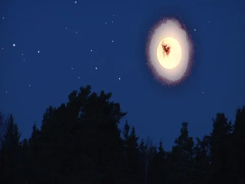 THE MOON EXPLODES Stock-Footage 97177254