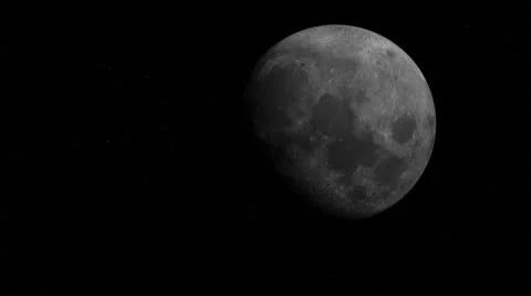 Moon Flyby Stock Footage 67652178
