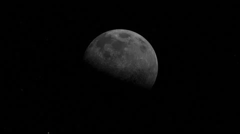 Moon Flyby Stock Footage 67728132