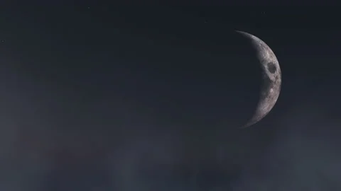 Up to moon Stock Footage 218612110