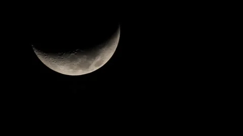 The Moon Full Hd - Take 01 Stock Footage 1073474