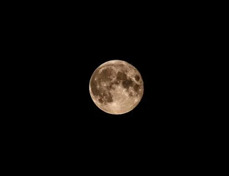 The moon in the full moon Foto stock
