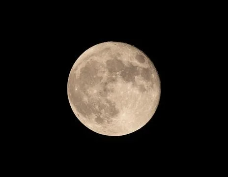 Moon In Full Phase Stock Photos