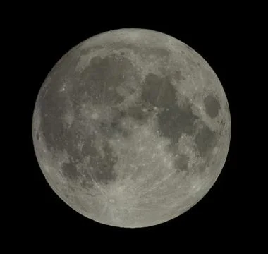 Moon In Full Phase Stock Photos