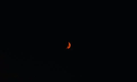 Moon, half moon Foto stock