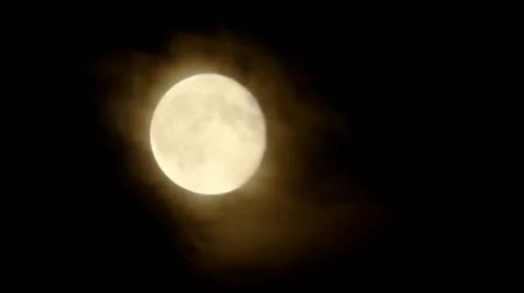Moon HDR timelapse ( pal) Stock Footage 19042440