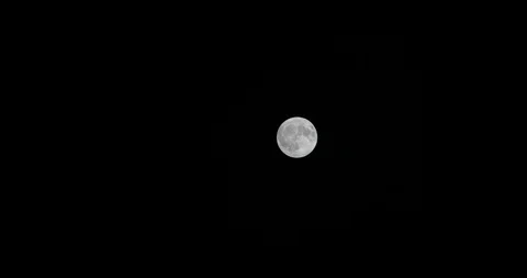 Moon hidden by clouds Stock Footage 102481958