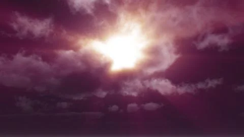 Moon horror clouds at night Stock Illustration
