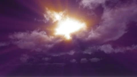 Moon horror clouds at night Stock Illustration