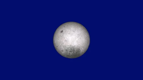 Moon icon animated video Stock Footage 295031737