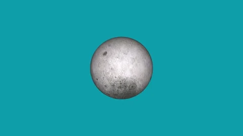 Moon icon animated video Stock Footage 295031756