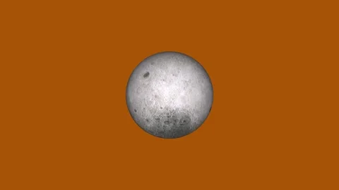 Moon icon animated video Stock Footage 295031757
