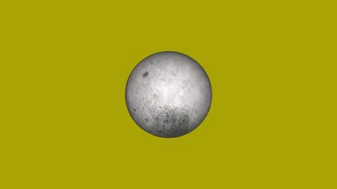 Moon icon animated video Stock Footage 295031759