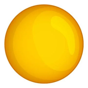 Moon icon, cartoon style Ilustración de archivo