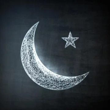 Moon icon, Graphic Concept Illustrazione stock