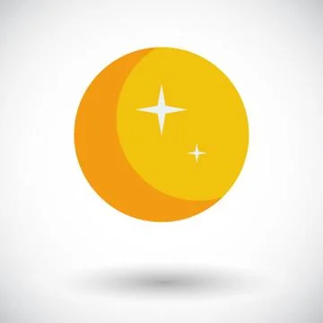 Moon icon Stock Illustration
