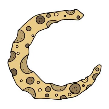 Moon icon. Stock Illustration