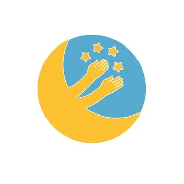 Moon Icon Vector. Stock Illustration