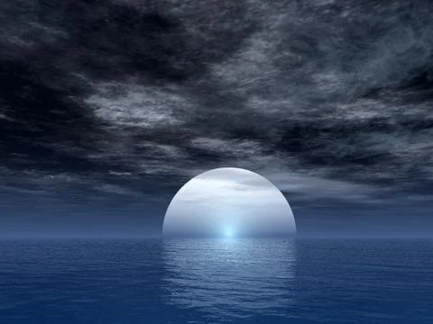 Moon Illustrazione stock