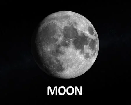 The moon Stock Illustration