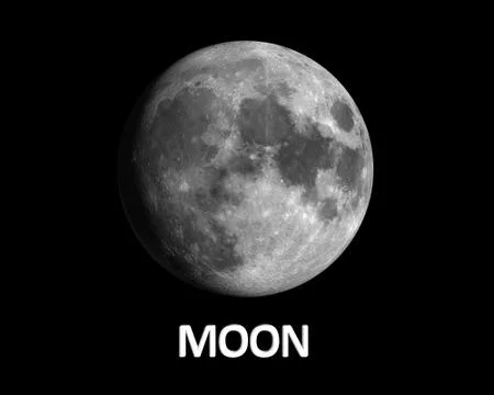 The moon Stock Illustration