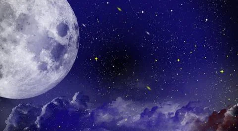 Moon Illustrazione stock