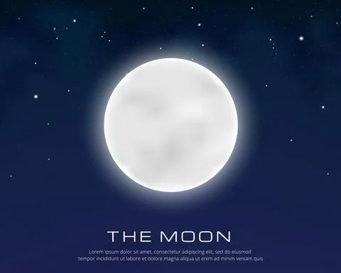 The Moon Illustrazione stock