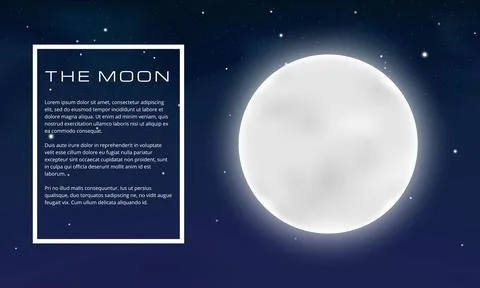 The Moon Stock-Illustration