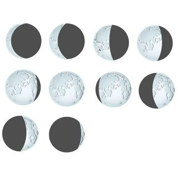 Moon Ilustração Stock