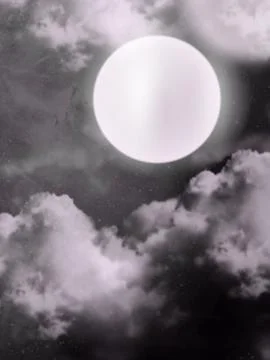 Moon illustration 库存插图