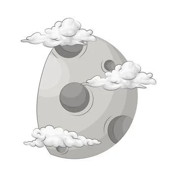 Moon Illustration Stock Illustration