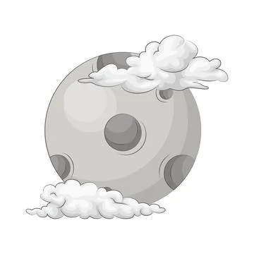 Moon Illustration Stock Illustration