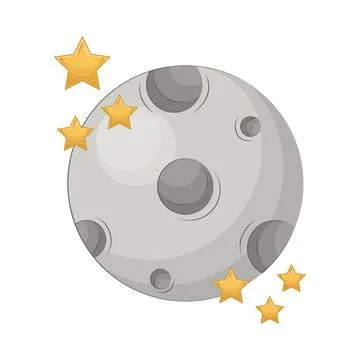 Moon Illustration Stock Illustration