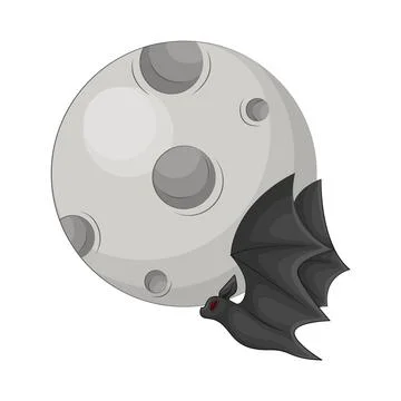Moon Illustration Ilustração Stock