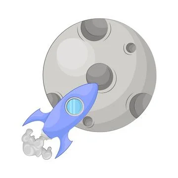 Moon Illustration Stock Illustration