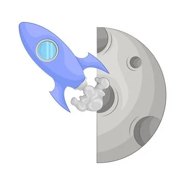Moon Illustration Stock Illustration