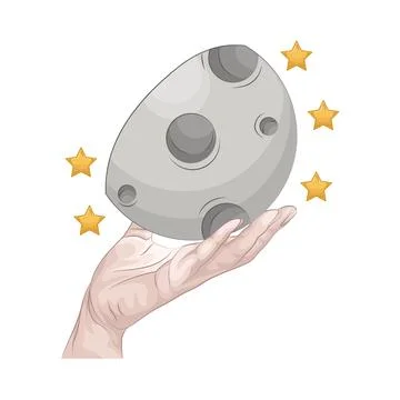 Moon Illustration Stock Illustration