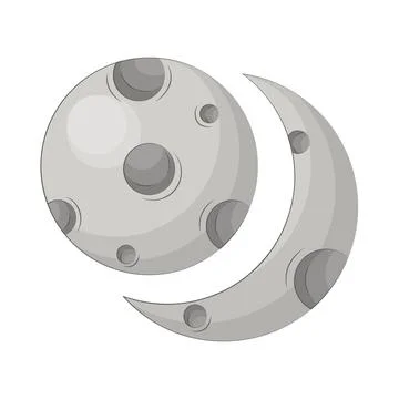Moon Illustration Stock Illustration