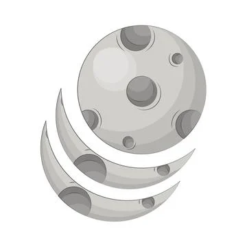 Moon Illustration Illustrazione stock