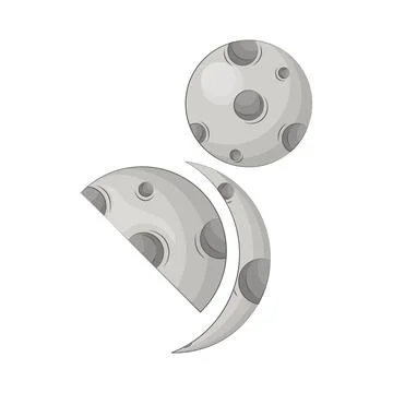 Moon Illustration Stock Illustration