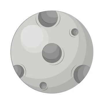 Moon Illustration Stock Illustration