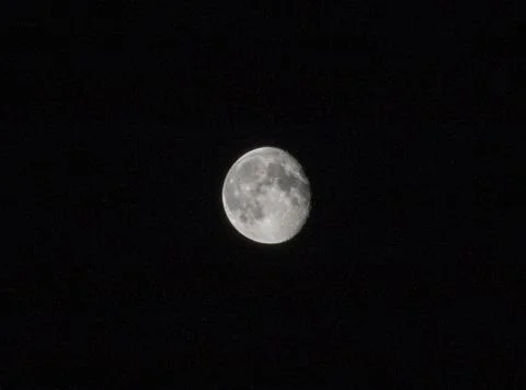 Moon just as it is Stock Photos