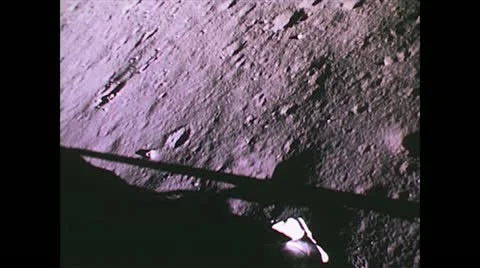 Moon Landing Apollo 12 Stock Footage 22236857
