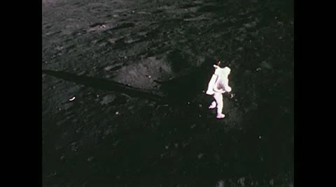 Moon Landing Apollo 12 Stock Footage 22237840