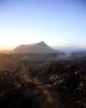 Moon like landscape Stock Photos