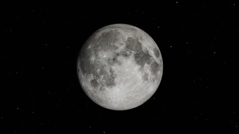 Moon Libration Realistic Lunar Wobble 4K CGI Seamless Loop 스톡 동영상 342768247