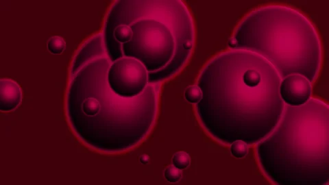 Moon Light Background Rotating Bright Red Moon Light Background Stock Footage 183356025