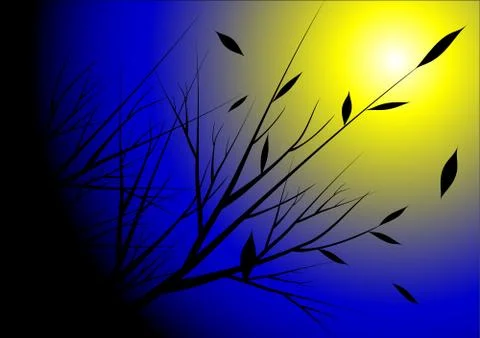 Moon light Illustrazione stock