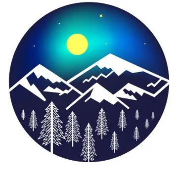 Moon Light Stock Illustration