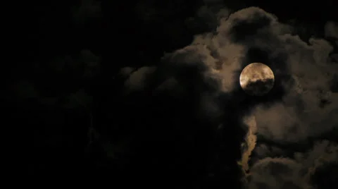 Moon light. moon time lapse. night sky Stock Footage 26048858